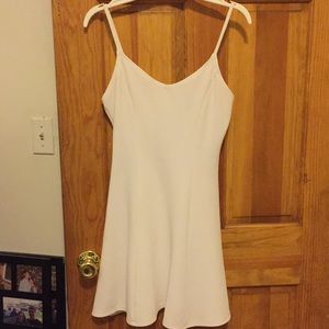 White casual skater dress